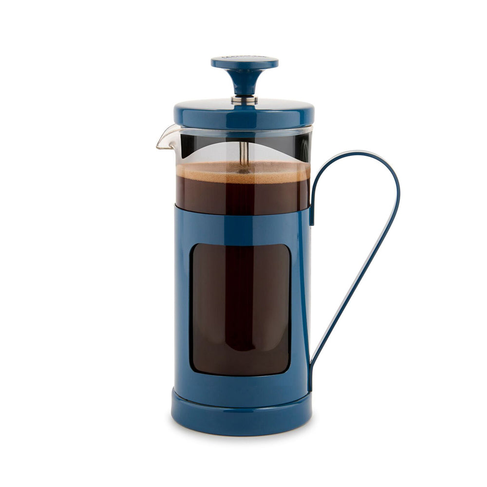 La Cafetiere Monaco 3-Cup 350ml SS/Glass French Press (Navy)