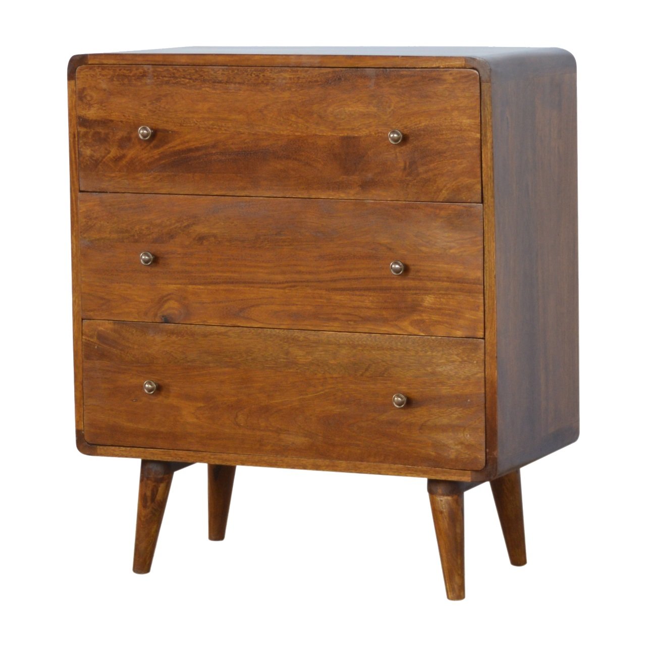 Solid Wood Chest with 3 Drawers