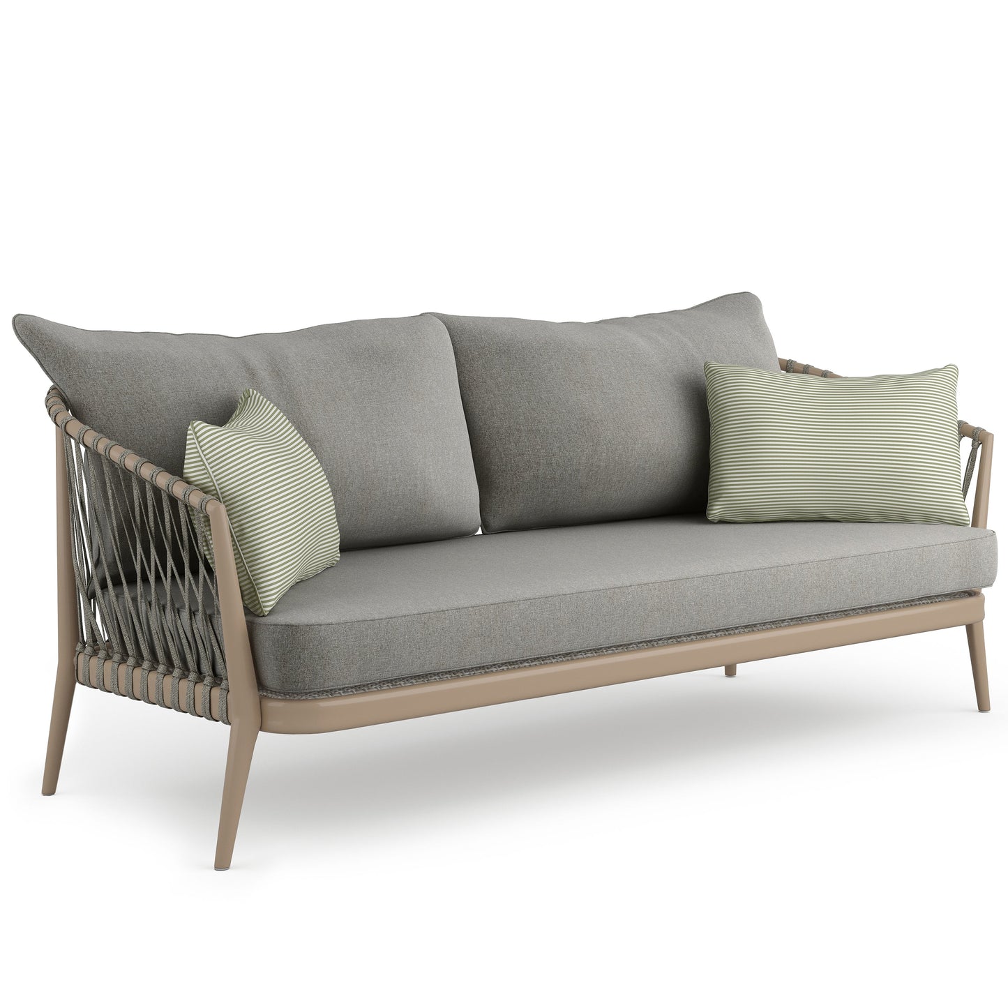 Outdoor Sofa with Aluminum Frame