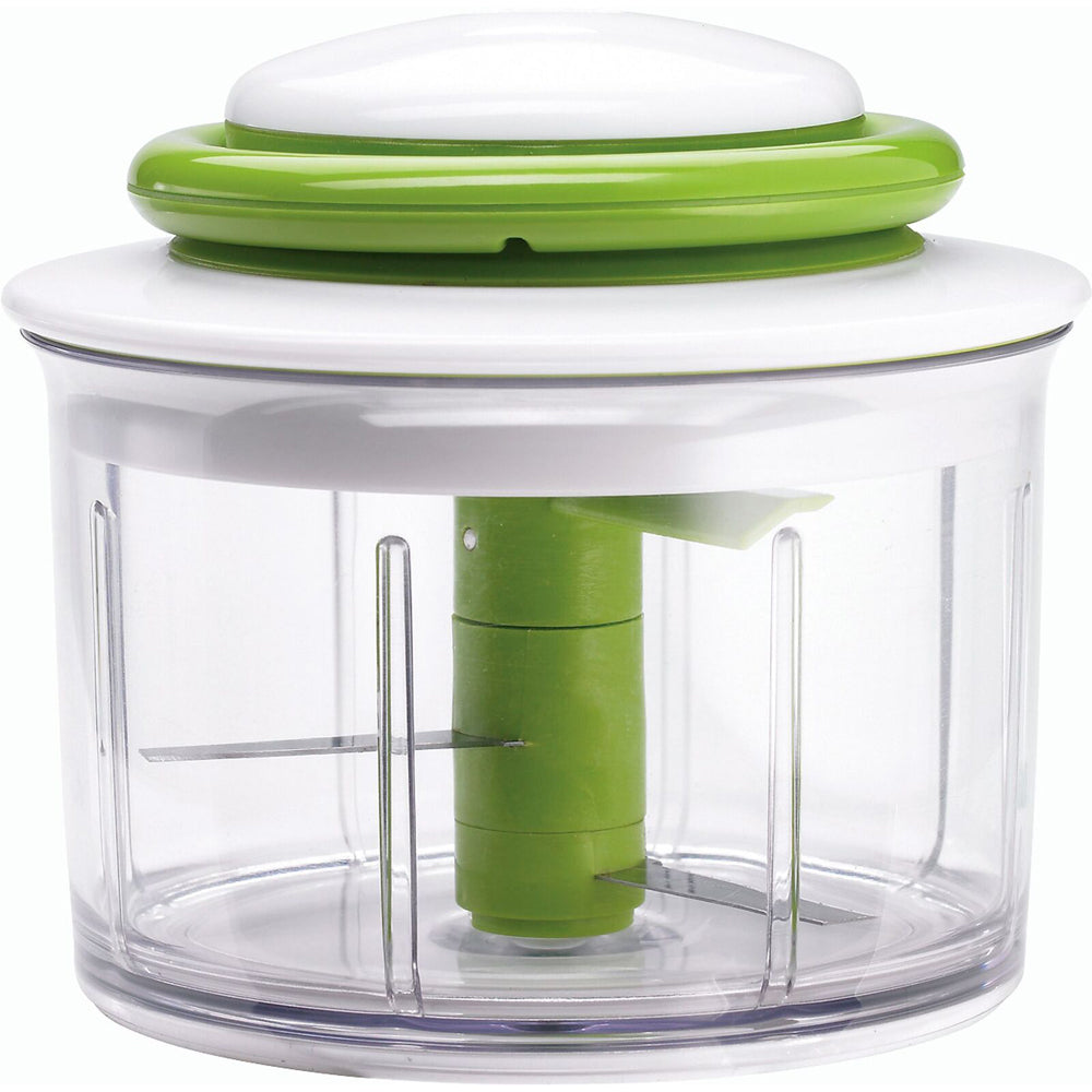 Chef'n VeggiChop 900ml Manual Food Processor & Hand-Powered Food Chopper (Green)