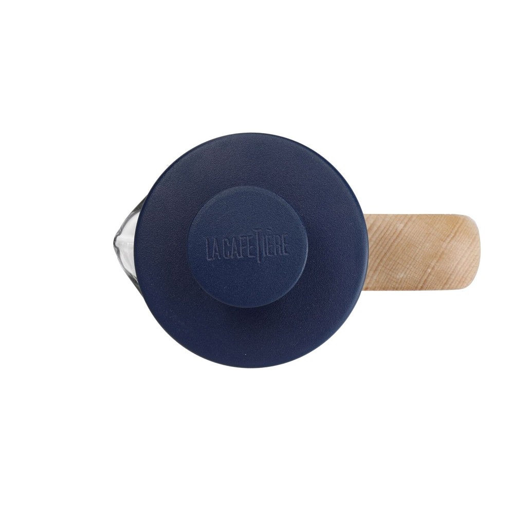 La Cafetiere Pisa 3-Cup 350ml Stainless Steel/Glass French Press (Navy)