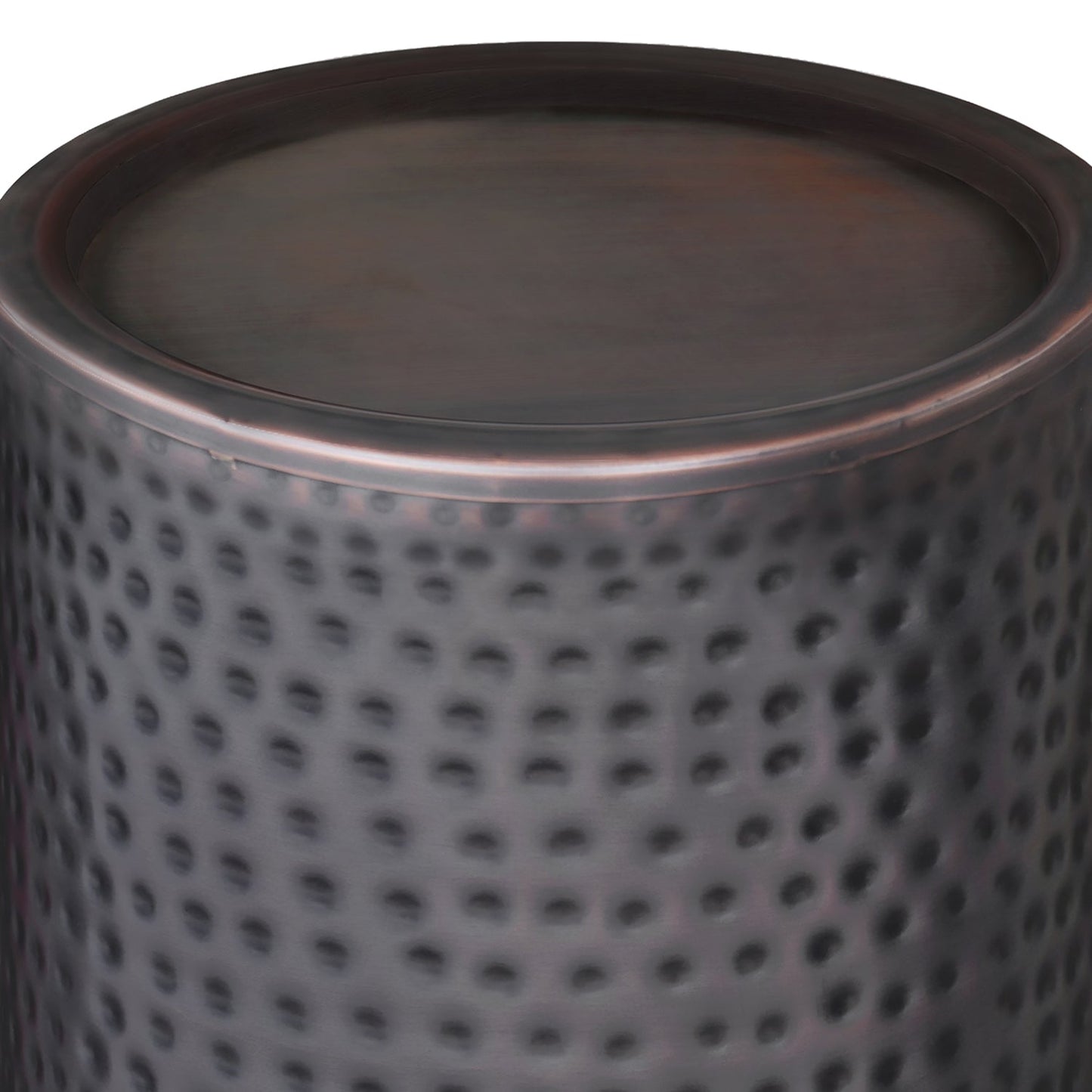Hyperion Side Table with Round Cylinder Shape