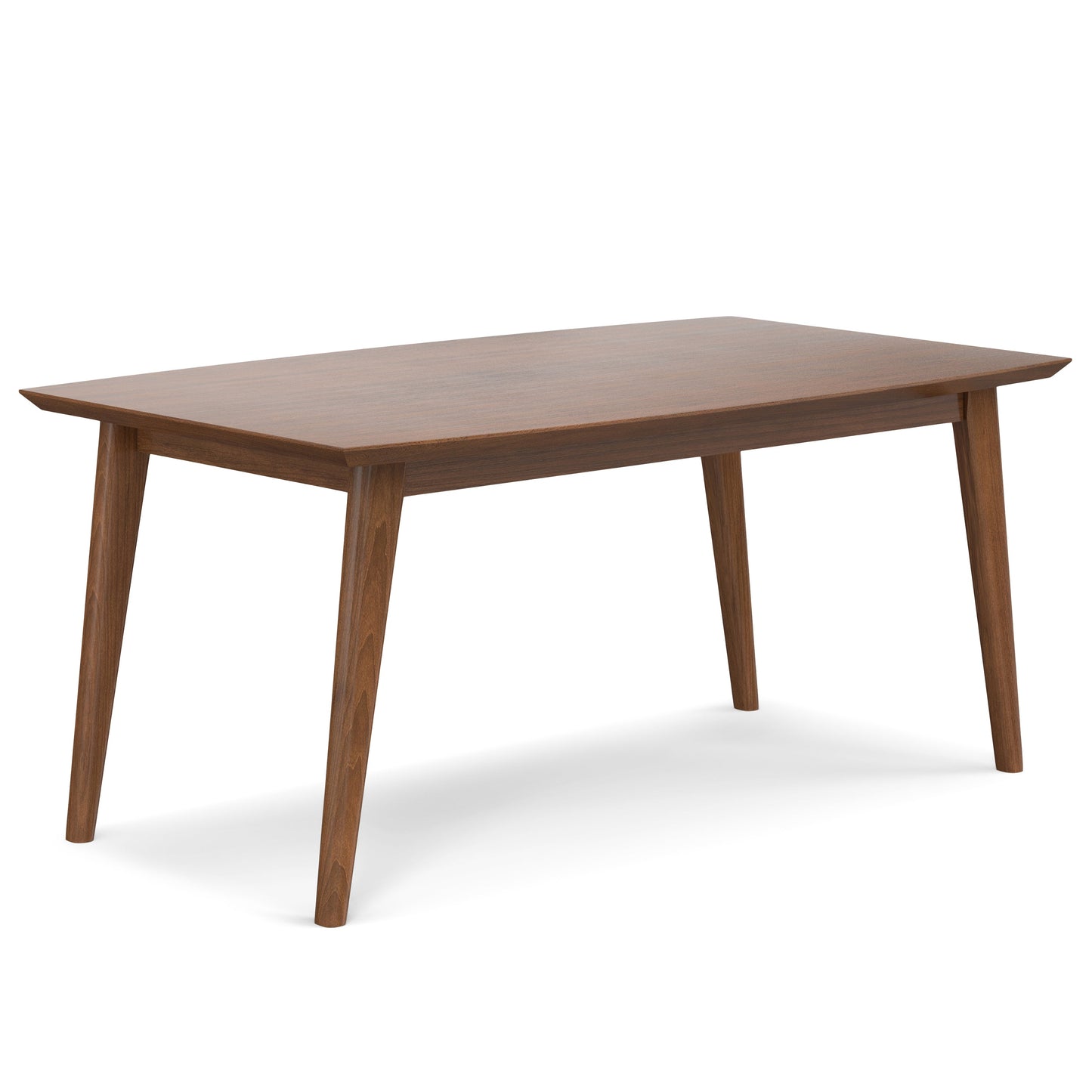 Delightful Rectangular Dining Table with Boat Shaped Top