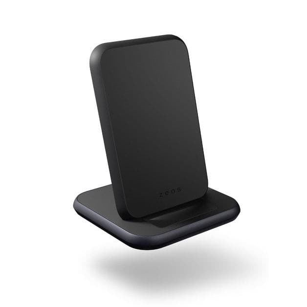 ZENS Aluminium Stand 10W + USB 2.4A (2-1 Charger) (Black)