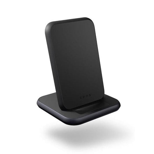 ZENS Aluminium Stand 10W + USB 2.4A (2-1 Charger) (Black)