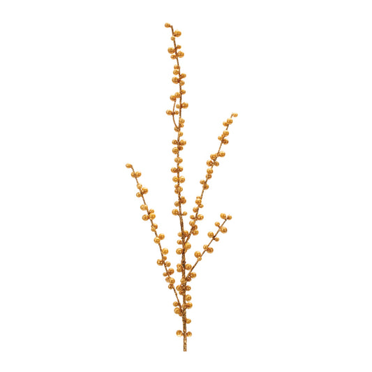 Gold Ilex Berry Spray, Set of 2