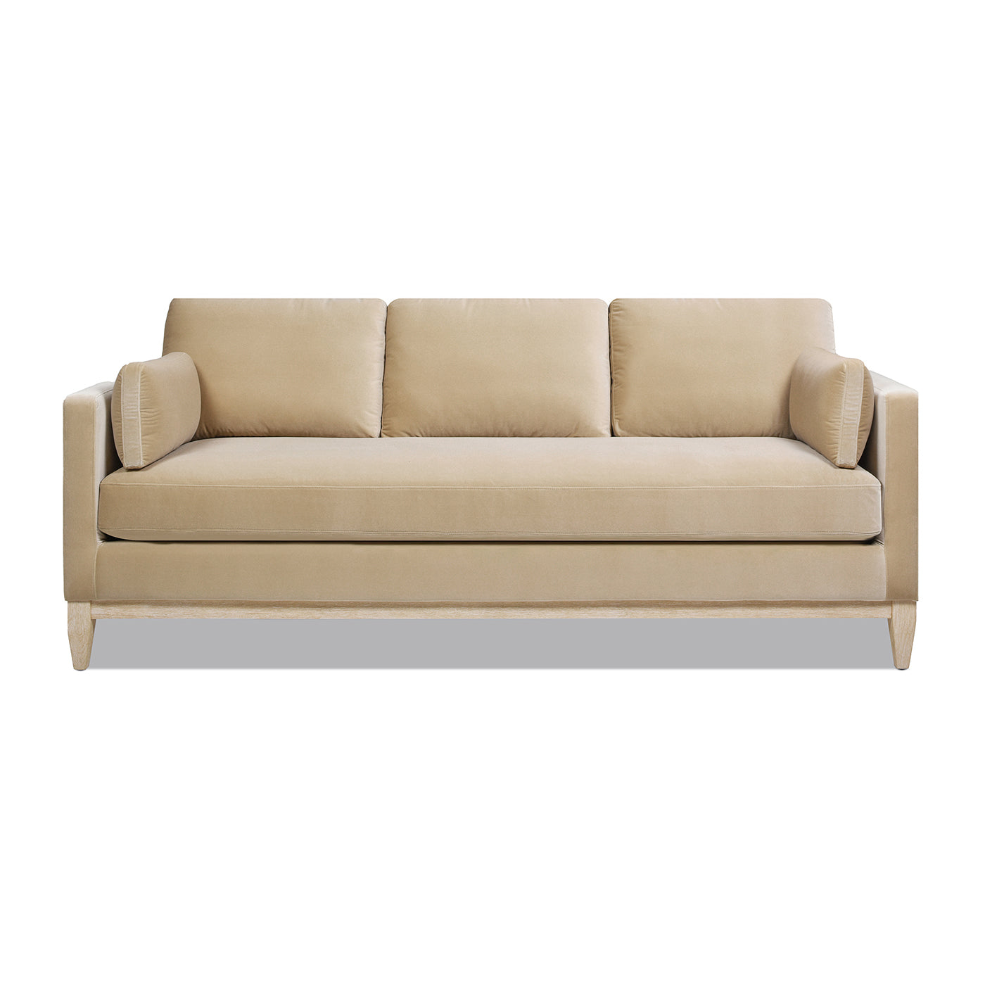 Crownedd 84" Upholstered Sofa with Square Track Arms