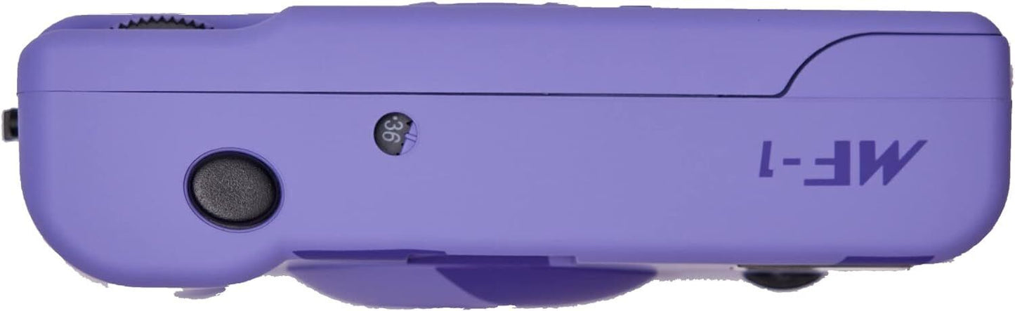 Yashica MF-1 Snapshot Reusable 35mm Film Camera Set (Lavender)