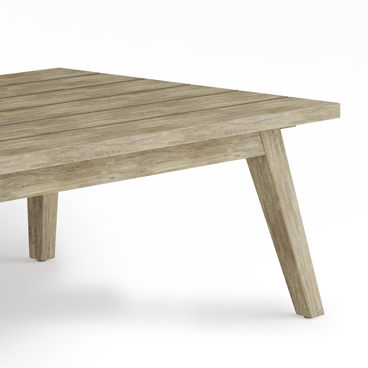 Outdoor Coffee Table with Slatted Top