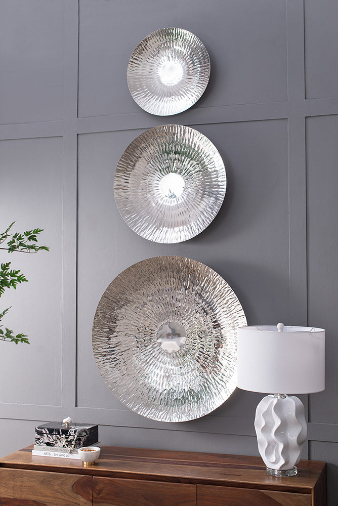 3-Piece Wall Art with Stainless Steel Frame