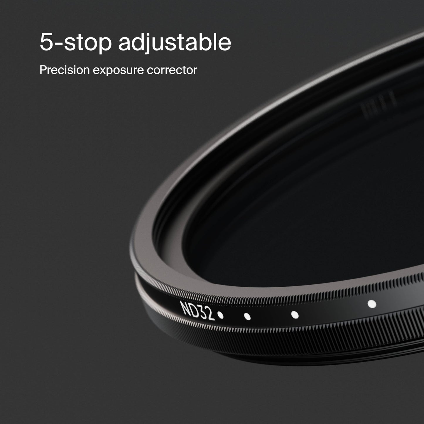 Urth 82mm ND2-32 (1-5 Stop) Variable ND Lens Filter (Plus+)