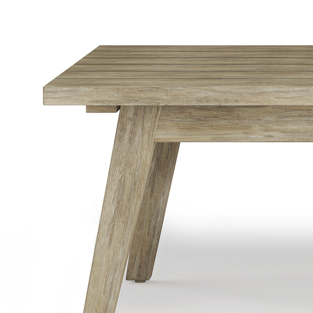 Outdoor Coffee Table with Slatted Top