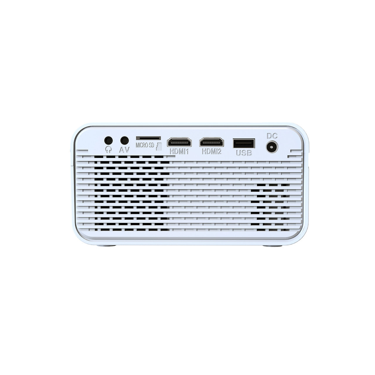Laser 720P LED Projector Home Cinema with Screen (White)