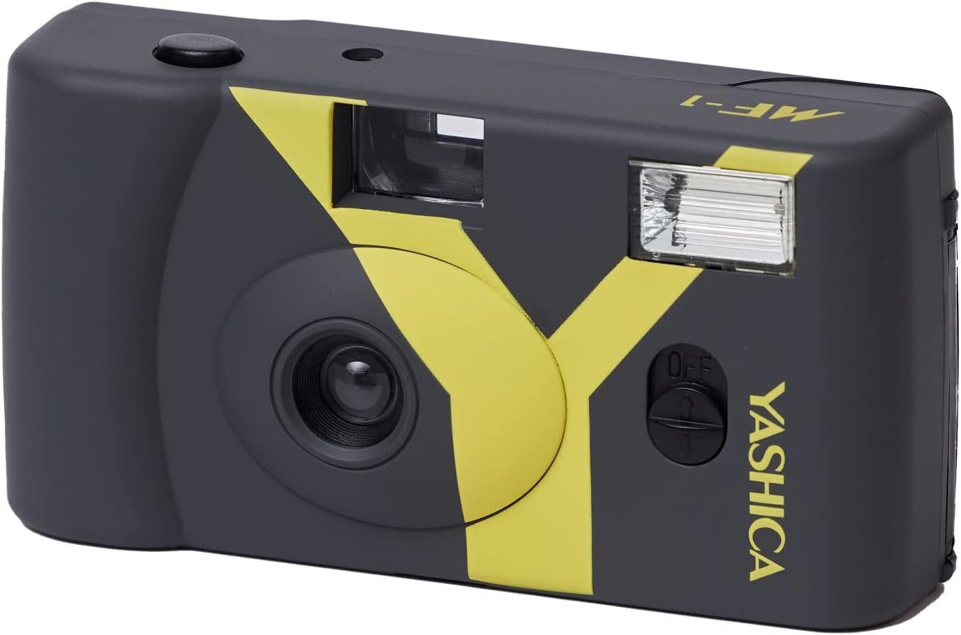 Yashica MF-1 Snapshot Reusable 35mm Film Camera Set (Grey)