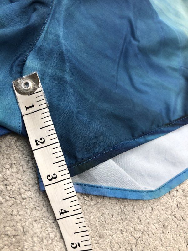 Nike Shorts Womens Small Blue Dri Fit Activewear Athletic Running Swoosh Logo