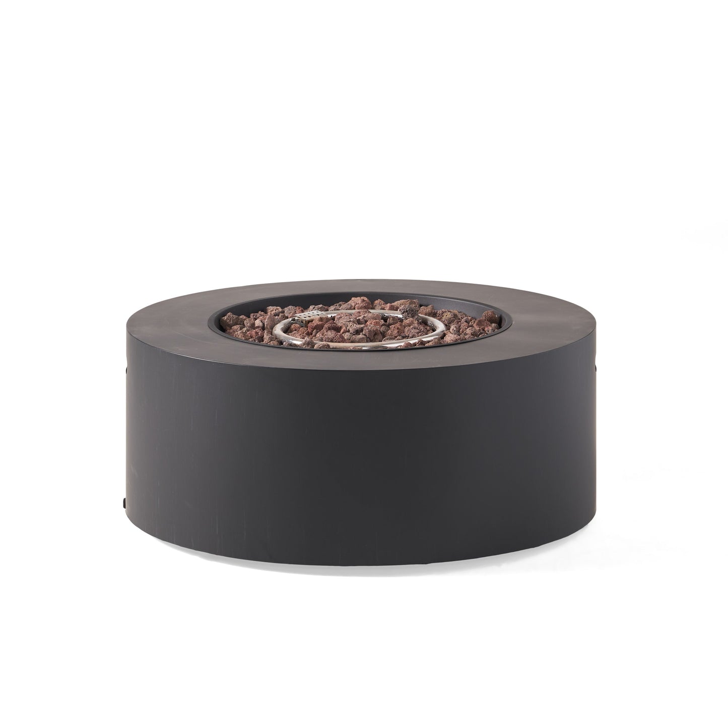Outdoor Round Iron Propane Firepit