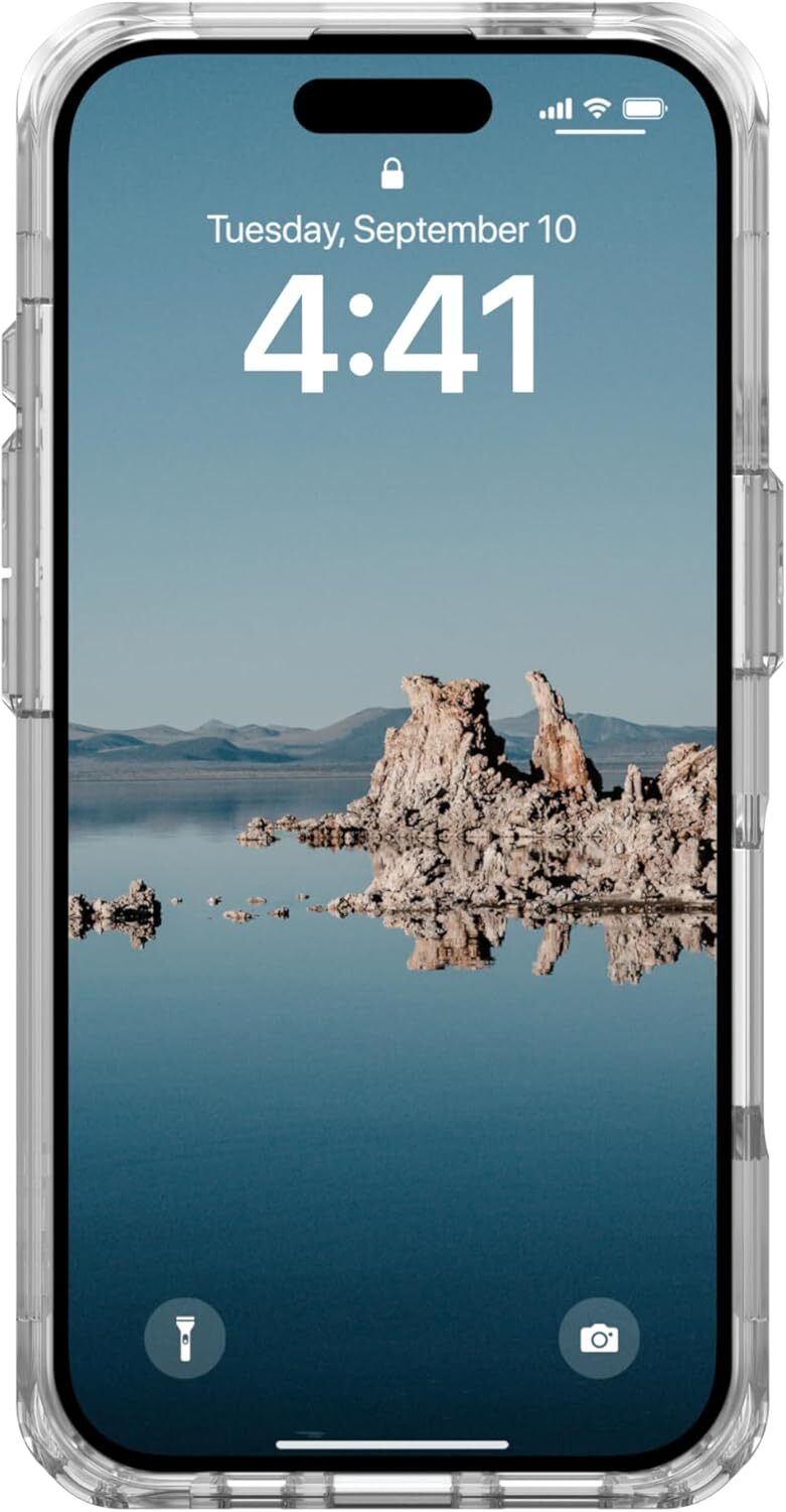 UAG Plyo Magsafe Compatible Phone Case for iPhone 16 (Ice/White)