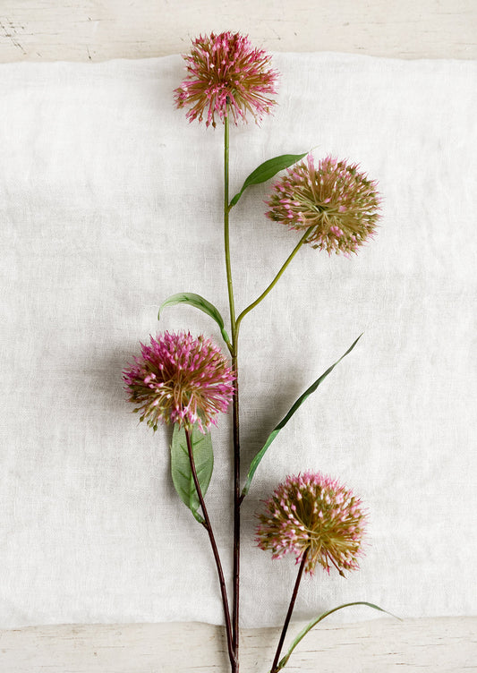 Faux Allium Spray
