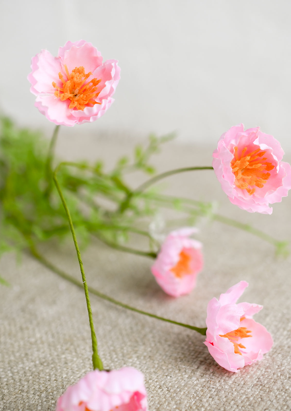 Faux Mini Poppy Spray