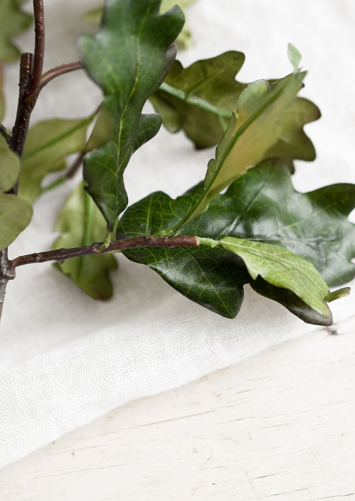 Faux Oak Leaf Stem