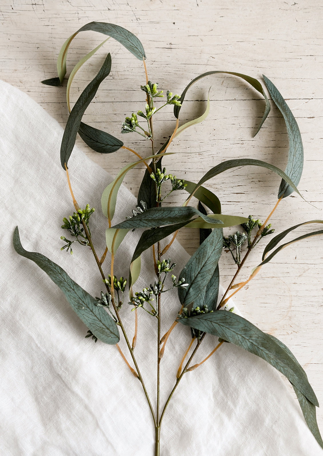 Faux Seeded Eucalyptus Stem