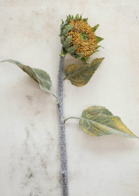 Faux Sunflower Stem