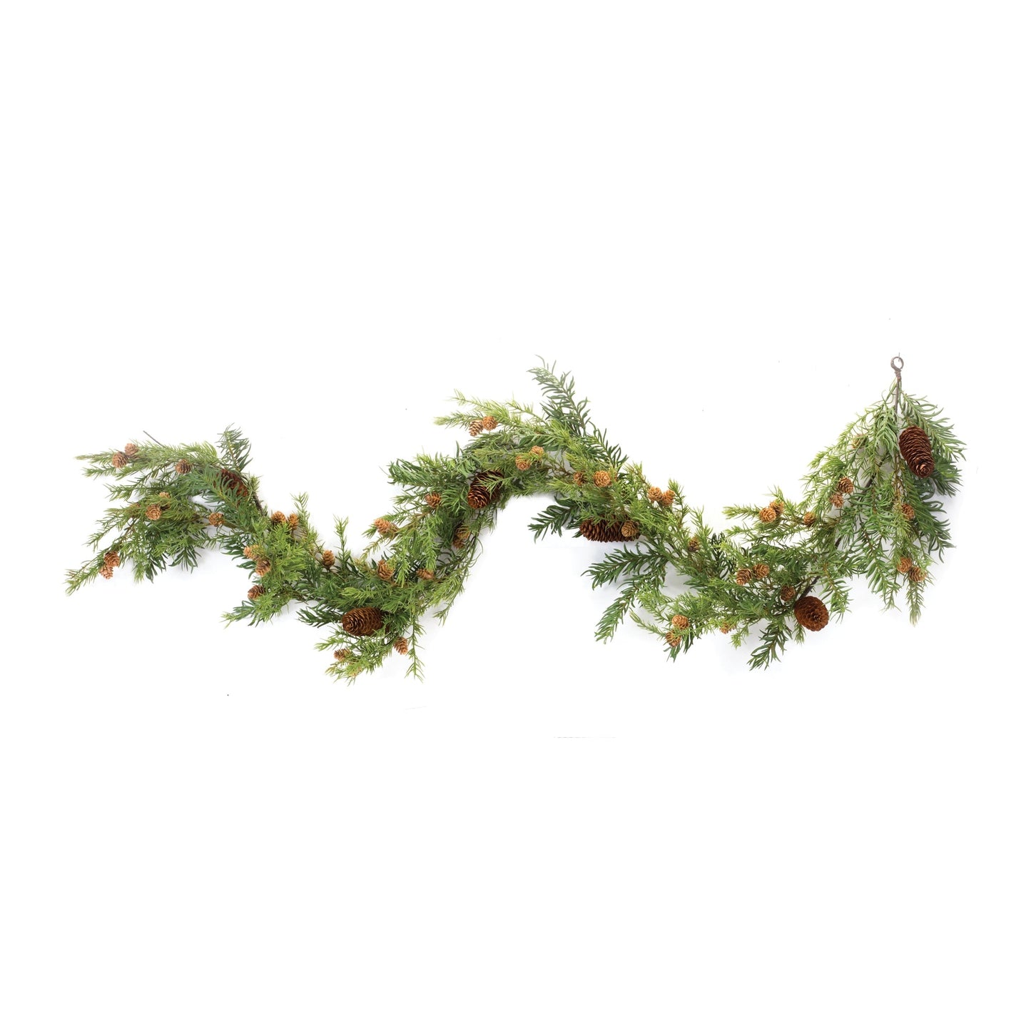 Pine Garland with Pinecones, Set of 2