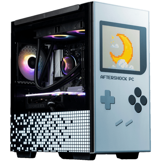 Aftershock Pixel Blue Desktop Gaming PC (Ryzen 5 7500F) [RTX 4060]