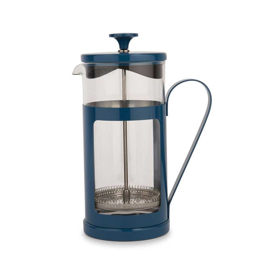 La Cafetiere Monaco 8-Cup 1L Stainless Steel Glass French Press (Navy)