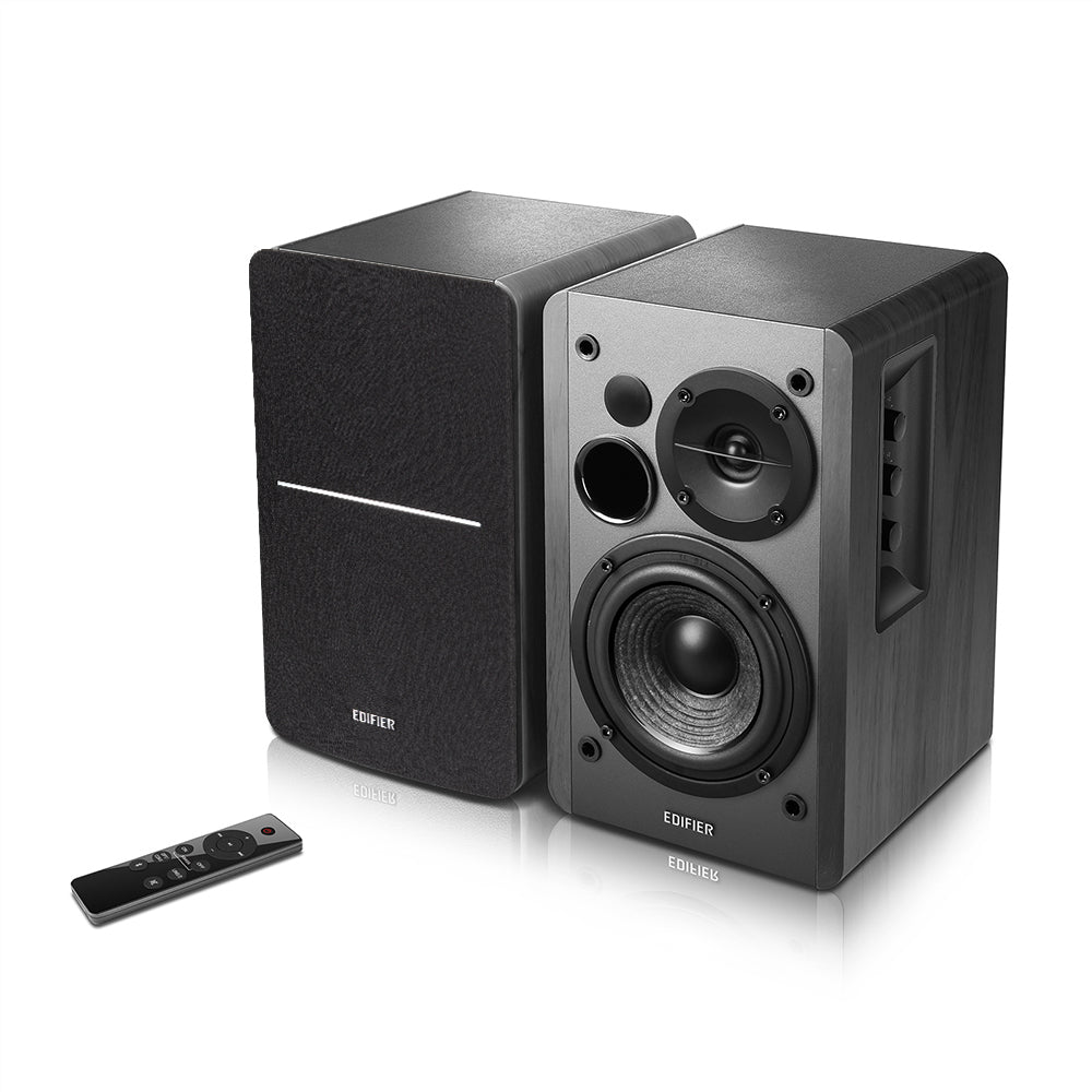 Edifier R1280DBs Active Bluetooth Bookshelf Speakers Optical Input Wireless Studio Monitor Speaker (Black)