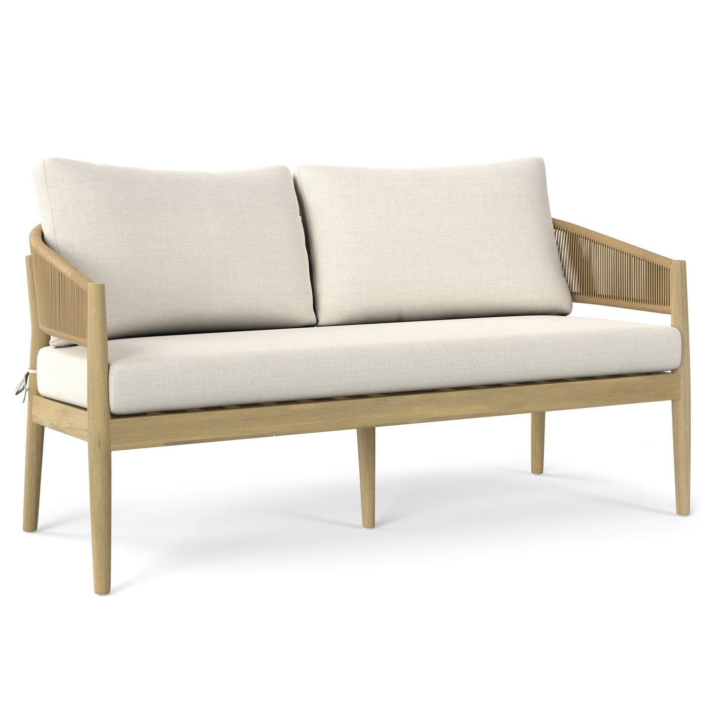 Outdoor Sofa with Curved Back and Arm