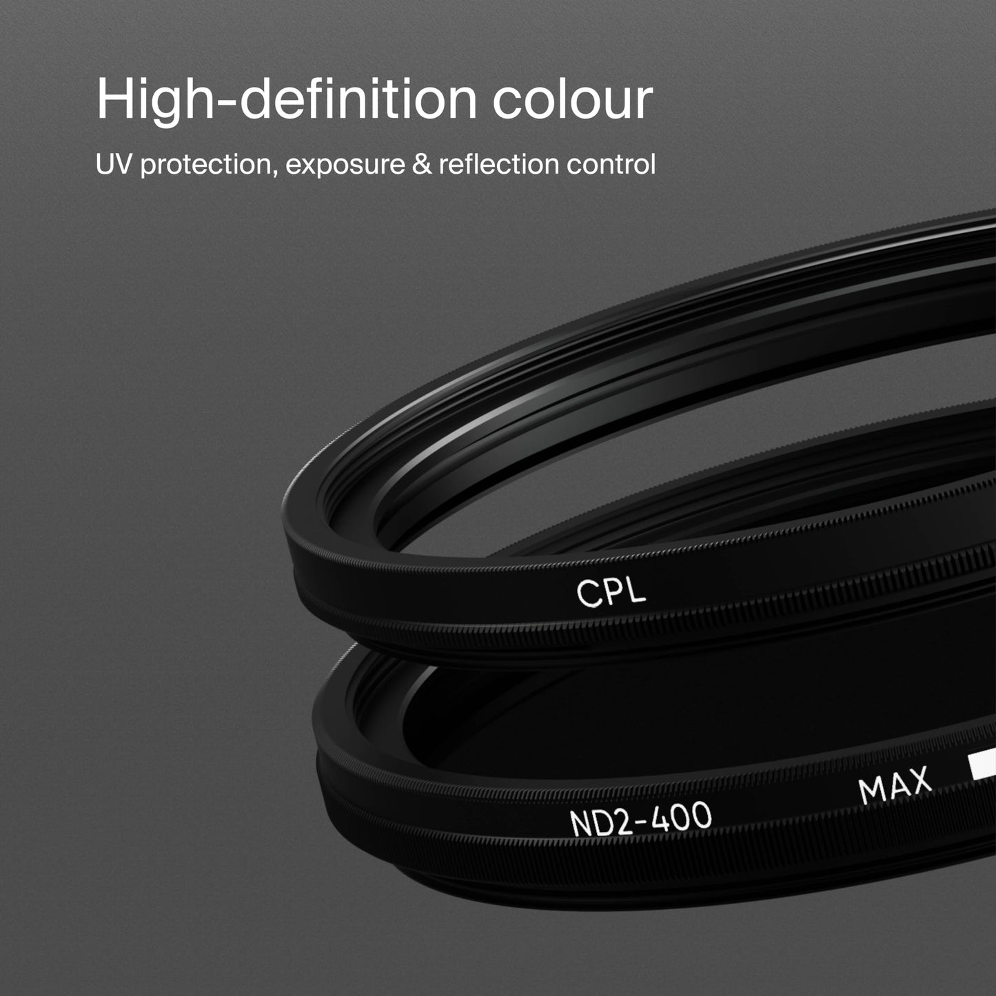 Urth 67mm UV, Circular Polarizing (CPL), ND2-400 Lens Filter Kit