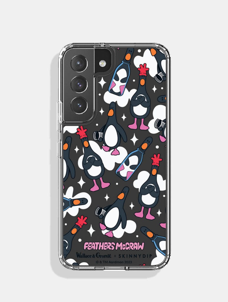 Wallace & Gromit x Skinnydip Feathers Android Case