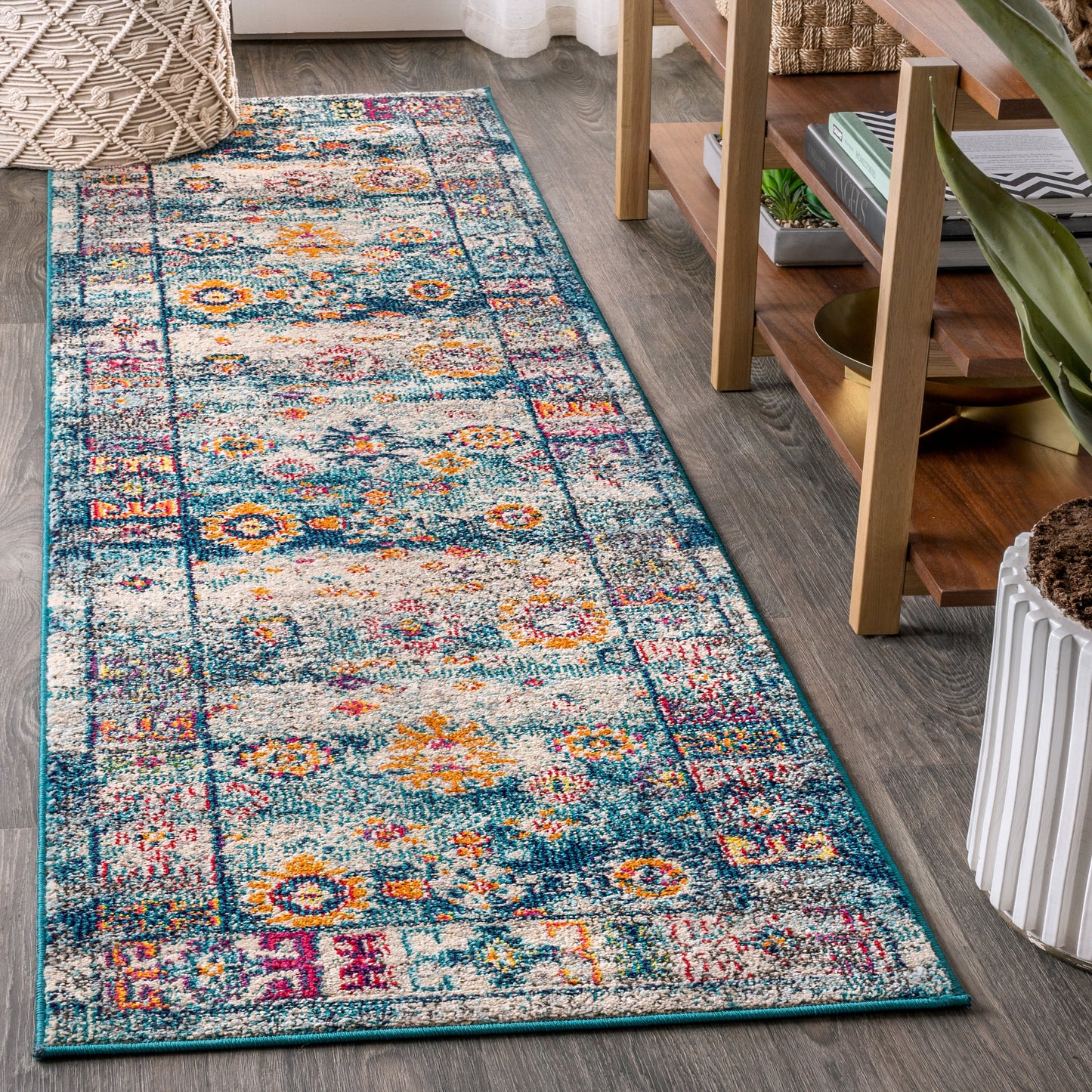 Bohemian FLAIR Boho Vintage Medallion Area Rug