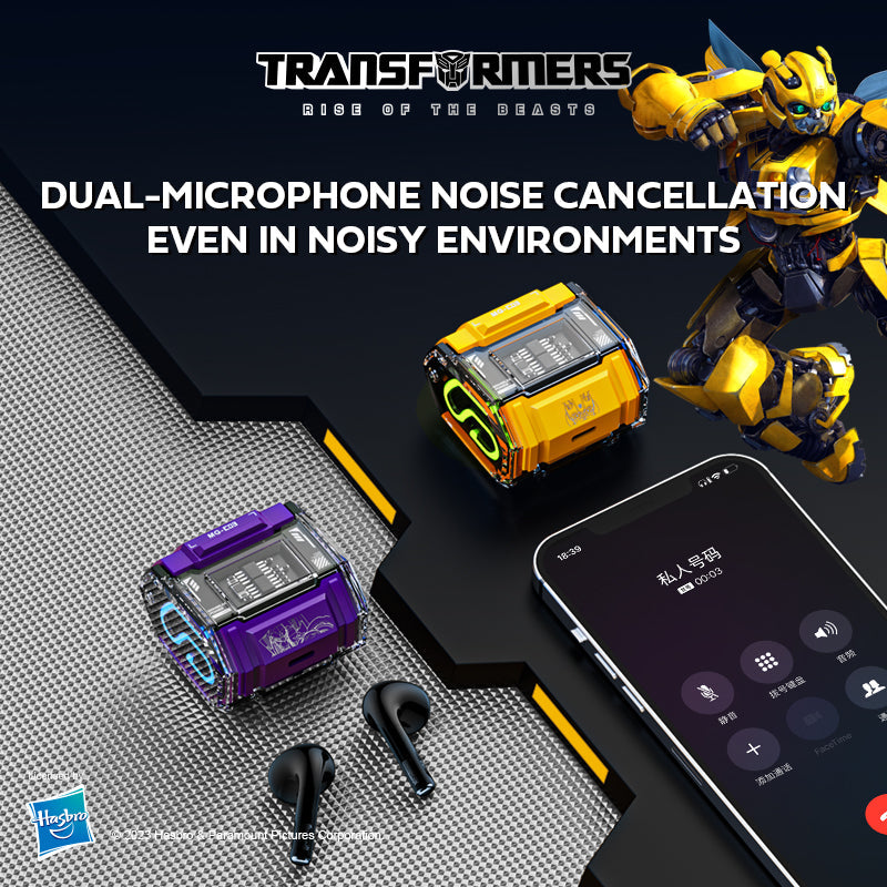 Transformers MG-C03 True Wireless Bluetooth Earbuds (Yellow)