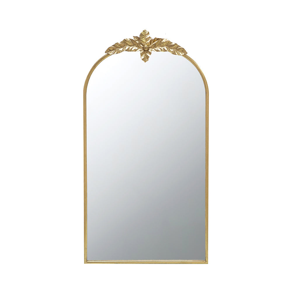 Wonderer Arched Wall Mirror with Metal Frame