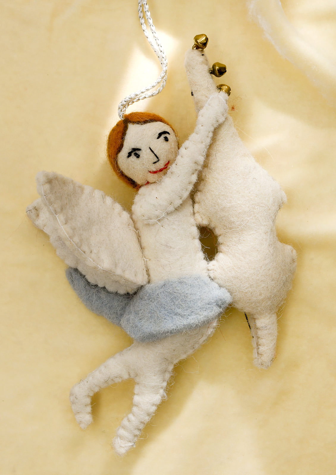 Felt Cherub Ornament