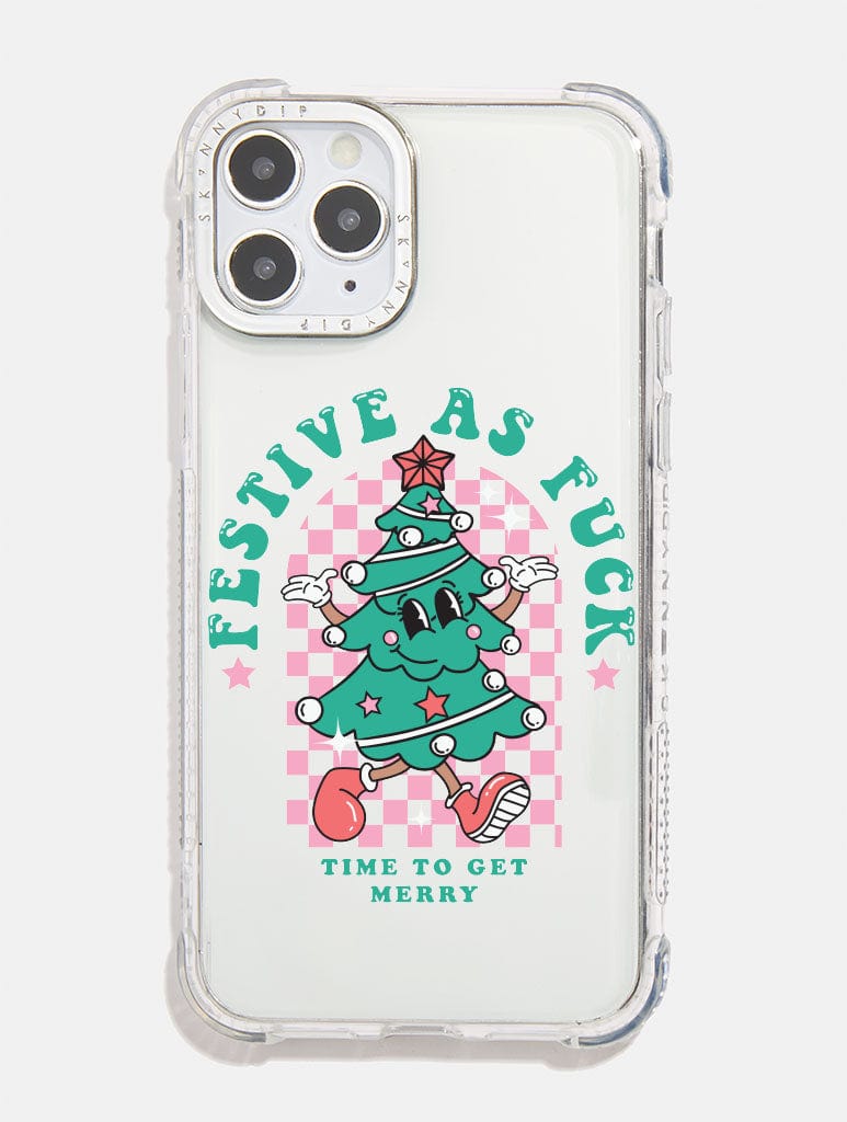 Festive as Fuck Shock iPhone Case
