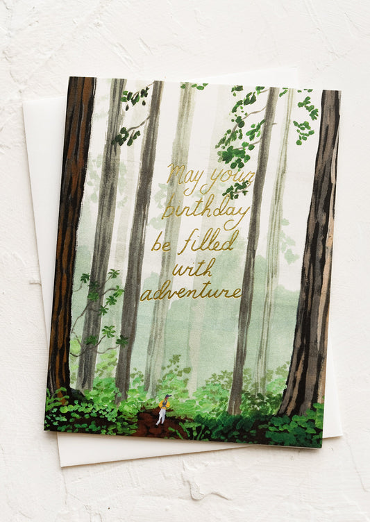 Filled with Adventure Birthday Card