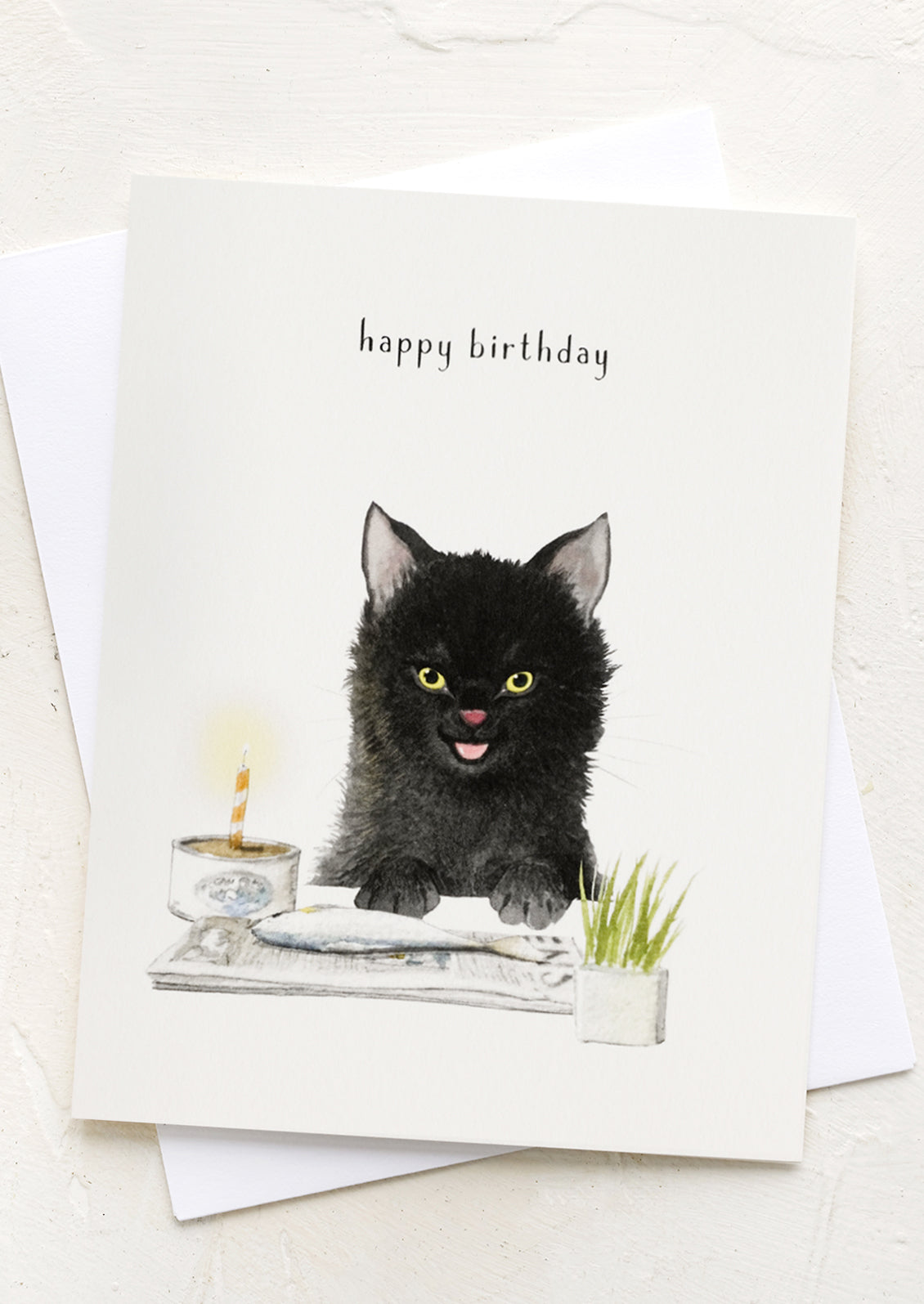 Fish Cake Birthday Card