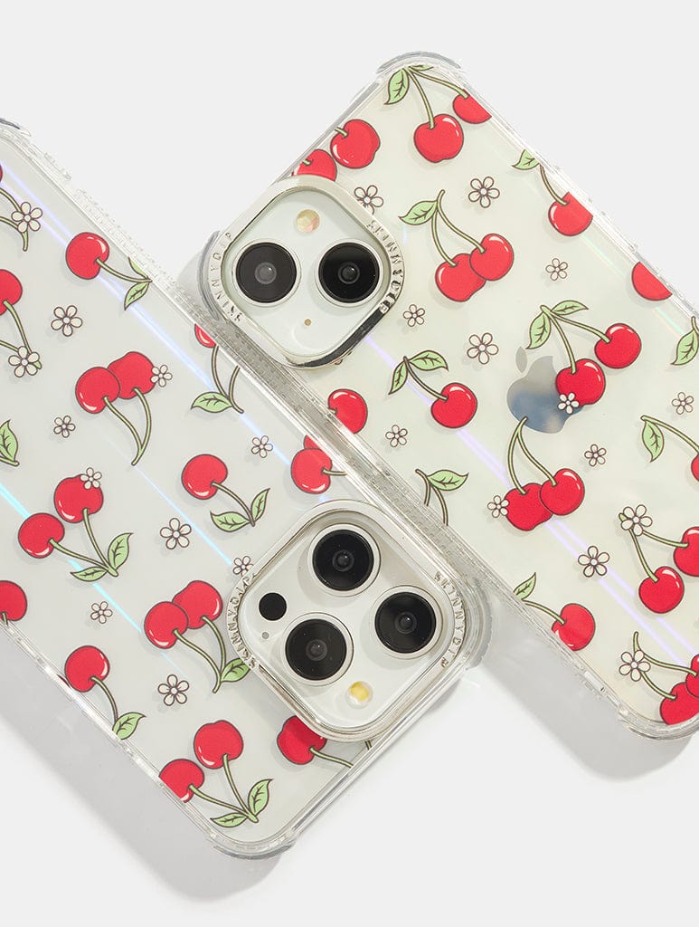 Floral Cherry Shock iPhone Case