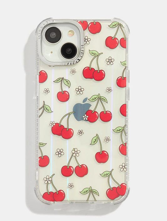Floral Cherry Shock iPhone Case