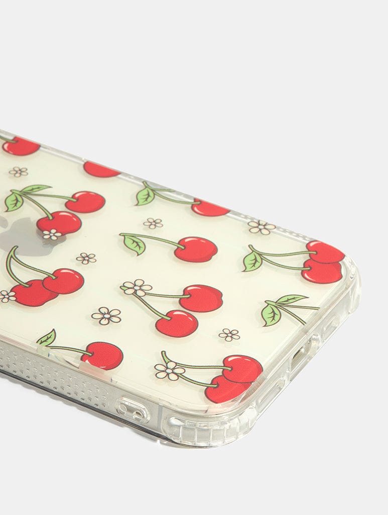 Floral Cherry Shock iPhone Case
