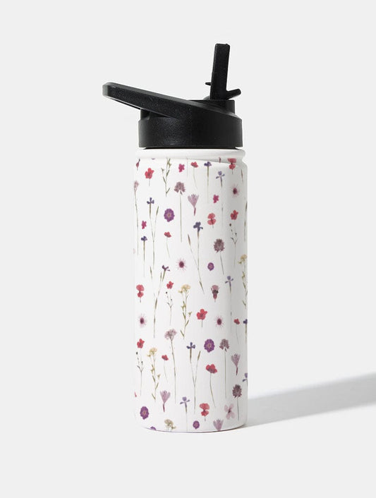 Floral Meadow 18oz Stainless Steel Water bottle