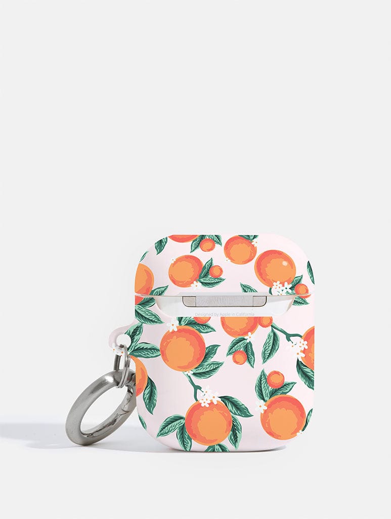 Floral Orange AirPods Case