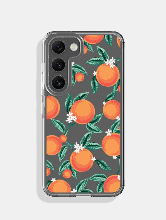 Floral Orange Android Case