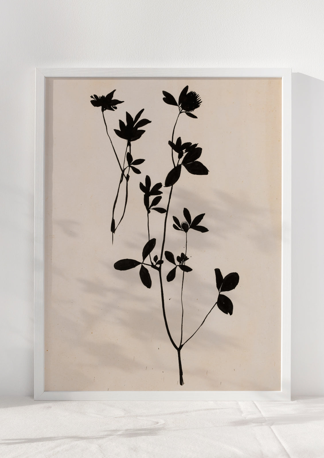 Silhouette De Flora Print