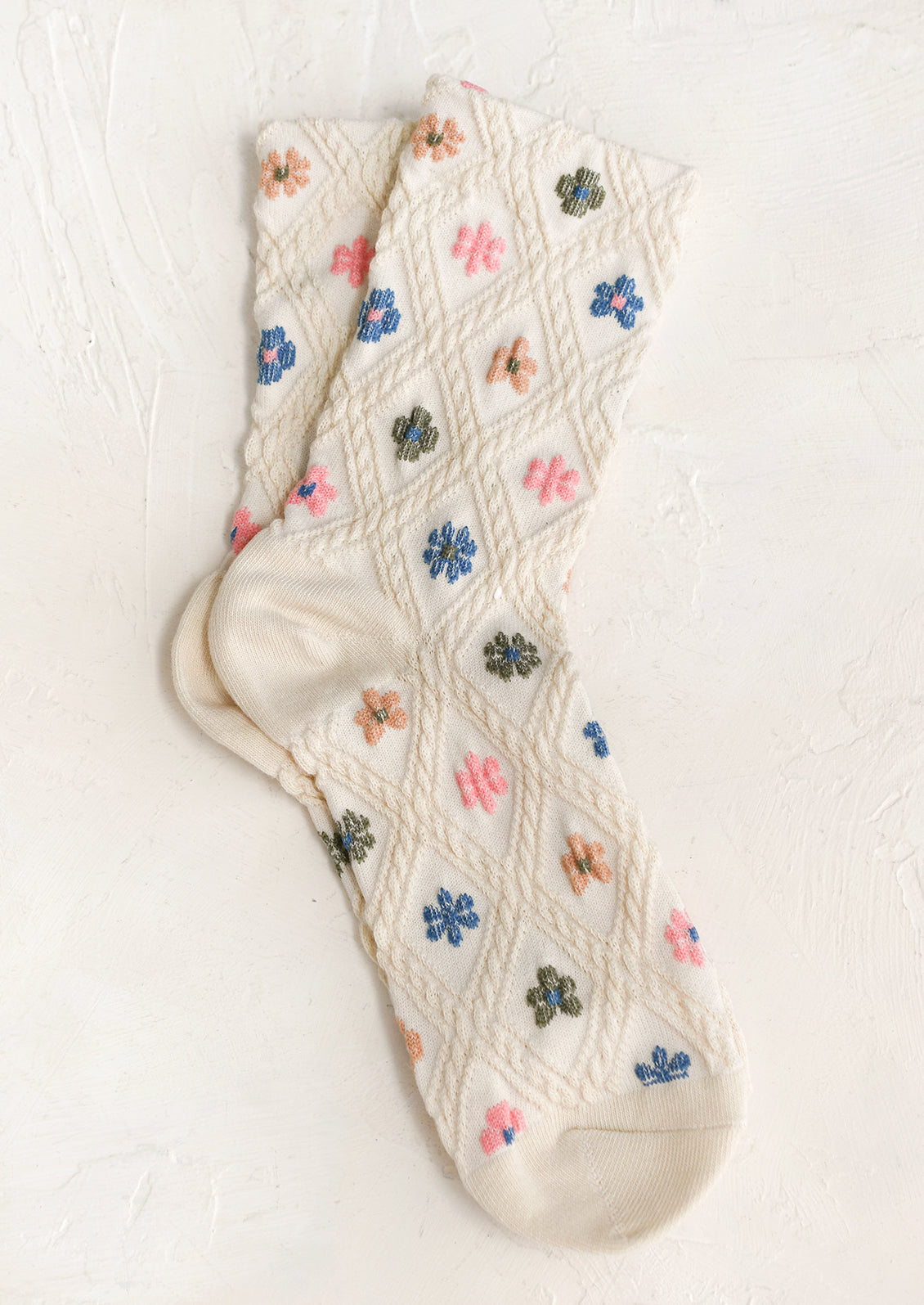 Floral Trellis Socks