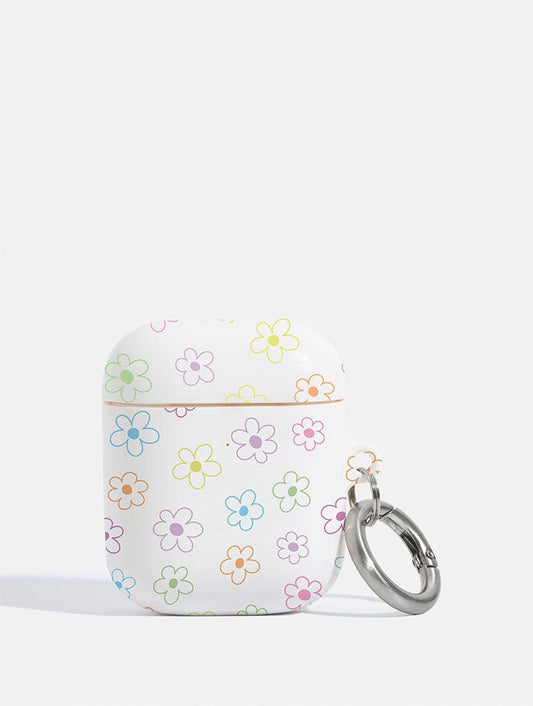 Flower Outline AirPods Case