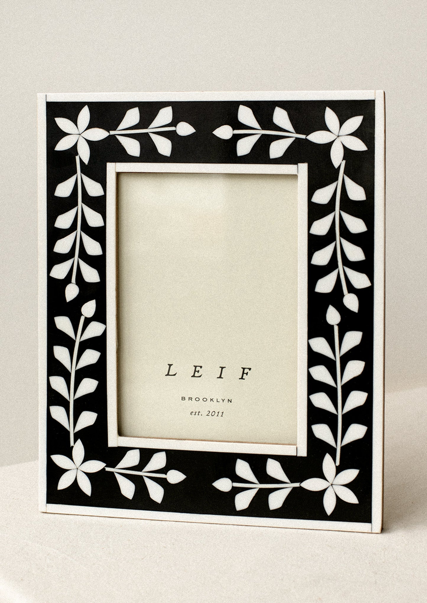 Botanical Inlay Picture Frame
